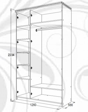 Спальный гарнитур Ольга-13 (модульный) в Можге - mozhga.ok-mebel.com | фото 31