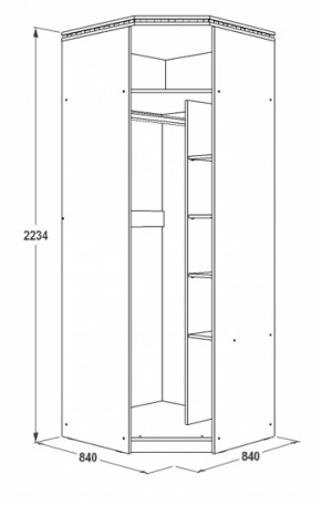 Спальный гарнитур Ольга-13 (модульный) в Можге - mozhga.ok-mebel.com | фото 34