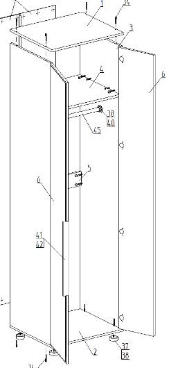 Спальный гарнитур "Лео" (модульный) в Можге - mozhga.ok-mebel.com | фото 15
