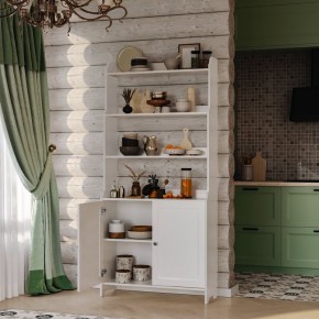 Стеллаж 20 Вествик, массив сосны, цвет белый в Можге - mozhga.ok-mebel.com | фото 4