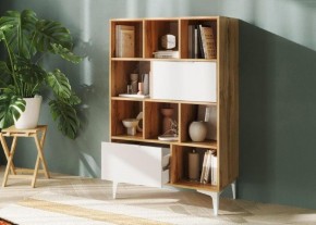 Стеллаж Арбат (белый) в Можге - mozhga.ok-mebel.com | фото 3