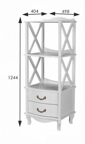Стеллаж комбинированный Джульетта Л в Можге - mozhga.ok-mebel.com | фото 8