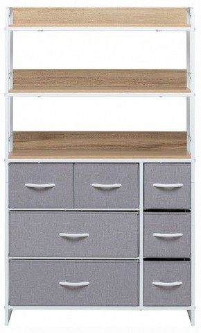 Стеллаж комбинированный Ноа в Можге - mozhga.ok-mebel.com | фото 2
