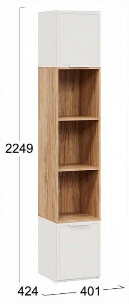 Стеллаж комбинированный Стелла в Можге - mozhga.ok-mebel.com | фото 4