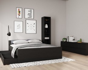 Стеллаж СИРИУС узкий, с пятью полками, цвет Дуб Венге в Можге - mozhga.ok-mebel.com | фото 3