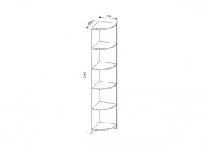 СКАНДИ СДУ370.1 Стеллаж угловой в Можге - mozhga.ok-mebel.com | фото 2