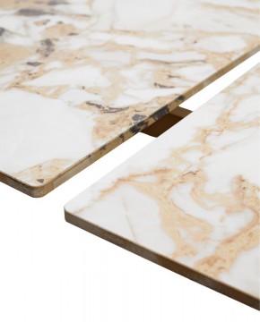 Стол ACERRA NEW 160 GLOSS GRAND JADE SOLID CERAMIC/ каркас цвета шампань, ®DISAUR в Можге - mozhga.ok-mebel.com | фото 8
