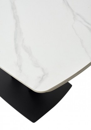 Стол ALATRI 120 MATT WHITE MARBLE SOLID CERAMIC / BLACK, ®DISAUR в Можге - mozhga.ok-mebel.com | фото 11