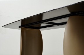 Стол BRONTE 220 KL-188 Контрастный мрамор матовый, итальянская керамика/ Шампань, ®DISAUR в Можге - mozhga.ok-mebel.com | фото 6