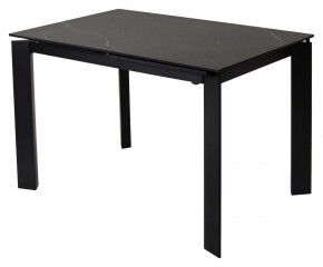 Стол CORNER 120 MATT BLACK MARBLE SOLID CERAMIC / BLACK, ®DISAUR в Можге - mozhga.ok-mebel.com | фото