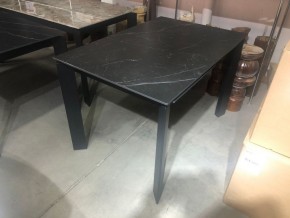 Стол CORNER 120 MATT BLACK MARBLE SOLID CERAMIC / BLACK, ®DISAUR в Можге - mozhga.ok-mebel.com | фото 2