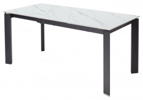 Стол CORNER 120 MATT WHITE MARBLE SOLID CERAMIC / BLACK, ®DISAUR в Можге - mozhga.ok-mebel.com | фото 7