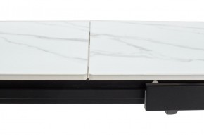 Стол CORNER 120 MATT WHITE MARBLE SOLID CERAMIC / BLACK, ®DISAUR в Можге - mozhga.ok-mebel.com | фото 8