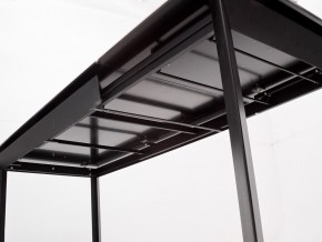Стол CREMONA 140 HIGH GLOSS STATUARIO Белый мрамор глянцевый, керамика/ черный каркас, ®DISAUR в Можге - mozhga.ok-mebel.com | фото 6