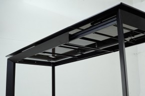 Стол CREMONA 140 KL-99 Белый мрамор матовый, итальянская керамика / черный каркас, ®DISAUR в Можге - mozhga.ok-mebel.com | фото 13