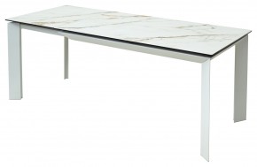 Стол CREMONA 160 KL-188 Контрастный мрамор / белый каркас, ®DISAUR в Можге - mozhga.ok-mebel.com | фото 3