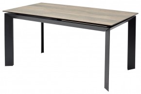 Стол CREMONA 180 KL-61 Под дерево, итальянская керамика / черный каркас, ®DISAUR в Можге - mozhga.ok-mebel.com | фото 5