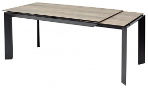 Стол CREMONA 180 KL-61 Под дерево, итальянская керамика / черный каркас, ®DISAUR в Можге - mozhga.ok-mebel.com | фото 7