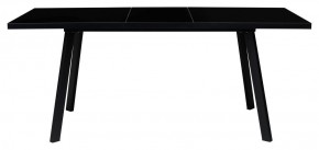 Стол ФИН 120 Черный, стекло/ Черный каркас М-City в Можге - mozhga.ok-mebel.com | фото