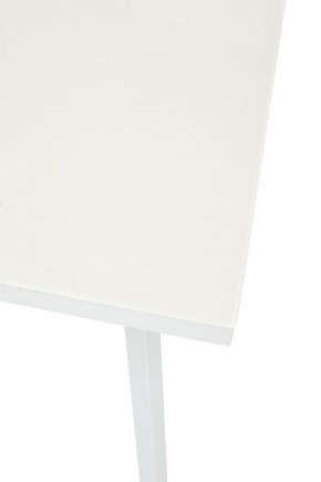 Стол ФИН 120 Латте, стекло/ Белый каркас М-City в Можге - mozhga.ok-mebel.com | фото 7