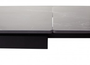 Стол FORIO 160 MATT BLACK MARBLE SOLID CERAMIC / BLACK, ®DISAUR в Можге - mozhga.ok-mebel.com | фото 2