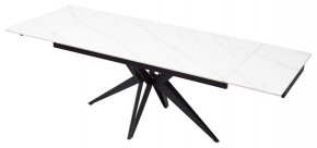 Стол FORIO 160 MATT WHITE MARBLE SOLID CERAMIC / BLACK, ®DISAUR в Можге - mozhga.ok-mebel.com | фото 7