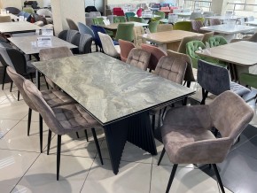 Стол IVAR 180 MARBLES KL-80 Серый мрамор, итальянская керамика, ®DISAUR в Можге - mozhga.ok-mebel.com | фото 11