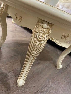 Стол журнальный круглый Мона Лиза (крем) в Можге - mozhga.ok-mebel.com | фото 5