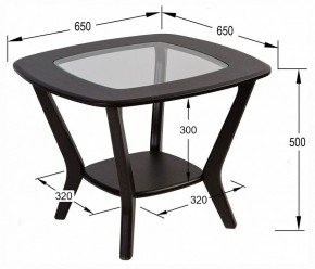 Стол журнальный Мельбурн в Можге - mozhga.ok-mebel.com | фото 4