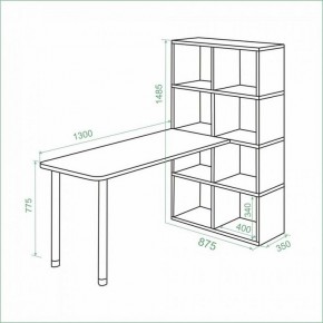 Стол компьютерный Bartolo в Можге - mozhga.ok-mebel.com | фото 3