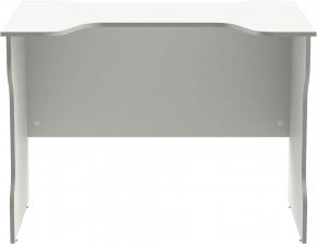 Стол компьютерный ВАРДИГ K2 100x82, белый/серебристый в Можге - mozhga.ok-mebel.com | фото 2