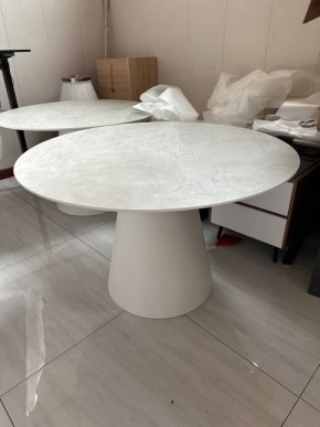 Стол LAURI 120 цвет #S-6 / светло-серый, ®DISAUR в Можге - mozhga.ok-mebel.com | фото