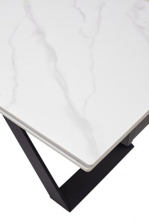 Стол LIVORNO 180 MATT WHITE MARBLE SOLID CERAMIC / BLACK, ®DISAUR в Можге - mozhga.ok-mebel.com | фото 9
