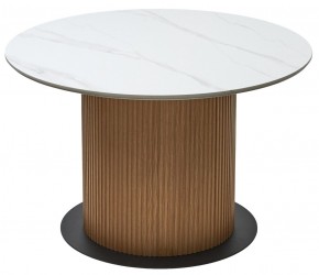 Стол MESA D120 цвет БЕЛЫЙ МРАМОР M326 / Каркас OAK, ®DISAUR в Можге - mozhga.ok-mebel.com | фото 7