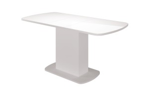 Стол обеденный Соренто 2 раздвижной (Белый) в Можге - mozhga.ok-mebel.com | фото 1