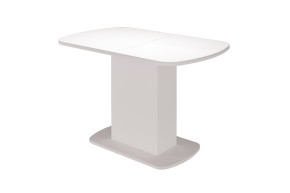 Стол обеденный Соренто 2 раздвижной (Белый) в Можге - mozhga.ok-mebel.com | фото 2