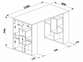 Стол письменный СПм-15 в Можге - mozhga.ok-mebel.com | фото 3