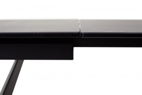 Стол RIETI 200 NERO KL-116 Черный мрамор матовый, итальянская керамика/ черный каркас, ®DISAUR в Можге - mozhga.ok-mebel.com | фото 3