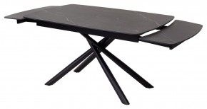 Стол RIVOLI 140 MATT BLACK MARBLE SOLID CERAMIC / BLACK, ®DISAUR в Можге - mozhga.ok-mebel.com | фото 6
