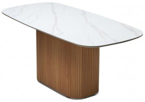 Стол TAMPA 180 цвет БЕЛЫЙ МРАМОР M326, керамика / Каркас OAK, ®DISAUR в Можге - mozhga.ok-mebel.com | фото 7