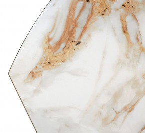 Стол TERAMO 135 GLOSS GRAND JADE SOLID CERAMIC, керамика, поворотн.механизм / Черный каркас, ®DISAUR в Можге - mozhga.ok-mebel.com | фото 13