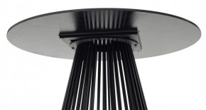 Стол TERNI 120 MATT BLACK MARBLE SOLID CERAMIC Черный мрамор матовый, керамика /Черн.каркас, ®DISAUR в Можге - mozhga.ok-mebel.com | фото 6