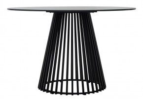 Стол TERNI 120 MATT BLACK MARBLE SOLID CERAMIC Черный мрамор матовый, керамика /Черн.каркас, ®DISAUR в Можге - mozhga.ok-mebel.com | фото 7