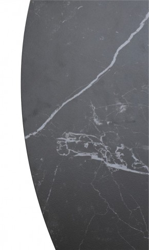Стол TERNI 120 MATT BLACK MARBLE SOLID CERAMIC Черный мрамор матовый, керамика /Черн.каркас, ®DISAUR в Можге - mozhga.ok-mebel.com | фото 9
