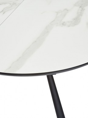 Стол VOLAND BIANCO TL-45 испанская керамика/ BLACK "белый мрамор" М-City в Можге - mozhga.ok-mebel.com | фото 2