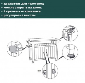 Столик для барбекю 207 Л (Unity XL 207L) в Можге - mozhga.ok-mebel.com | фото 8