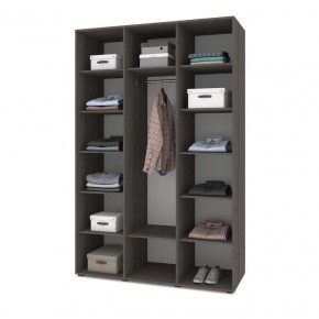 СТОУН С32 Шкаф 3-х створчатый (золотой дуб/графит) в Можге - mozhga.ok-mebel.com | фото 3