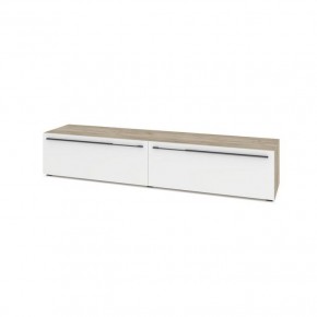 СТОУН С72 Тумба ТВ (серый дуб/белый) в Можге - mozhga.ok-mebel.com | фото