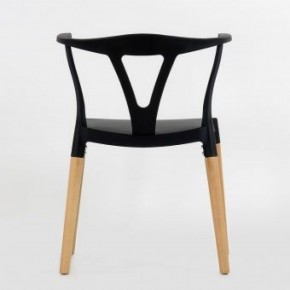 Стул Barneo N-218 Wishbone интерьерный кухонный черный в Можге - mozhga.ok-mebel.com | фото 2
