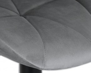 Стул барный DOBRIN BARNY BLACK, серый велюр (MJ9-75) в Можге - mozhga.ok-mebel.com | фото 10